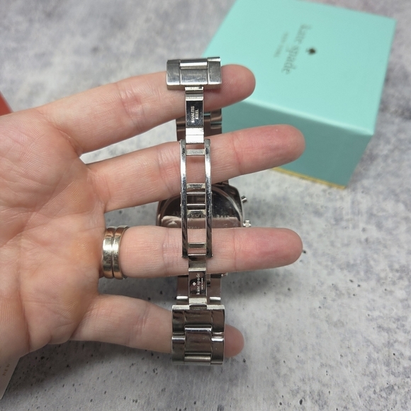 Kate Spade Silver Stainless Steel Brooklyn Chronograph Watch main image 6